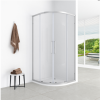 AQUAFORM KABINA PÓŁOKRĄGŁA LAZURO 90X90X200 CHROM, SZKŁO CZYSTE 6MM EASY CLEAN AQ.100-502104